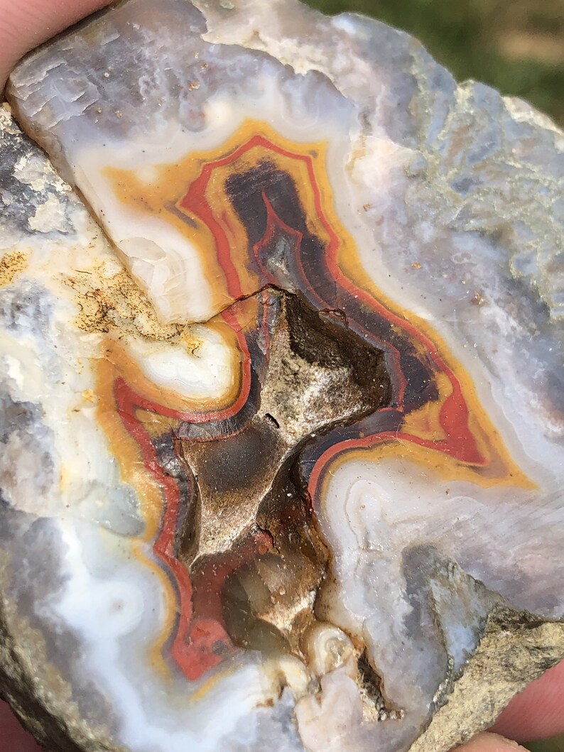 Large Natural Kentucky Agate Rough From Estill County Etsy