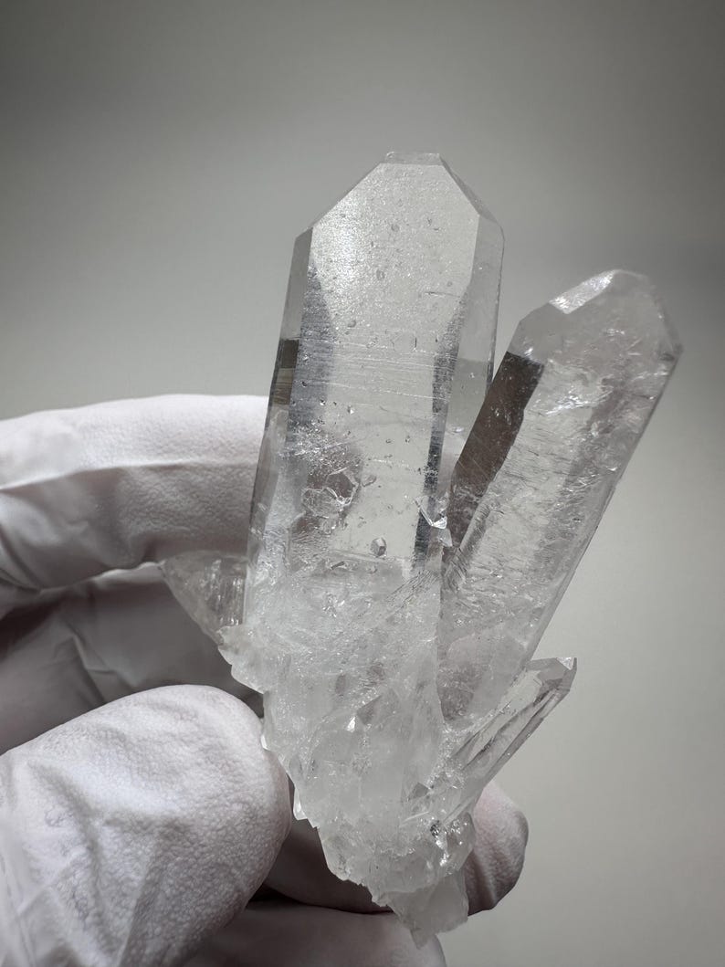 Visible Crystal Rocks Incredible Clear Grounding Display___arkansas Quartz Crystal Cluster - Etsy