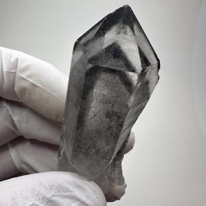 World Class PHANTOM___Large RARE Arkansas Quartz Crystal DARK Blue Phantom Point