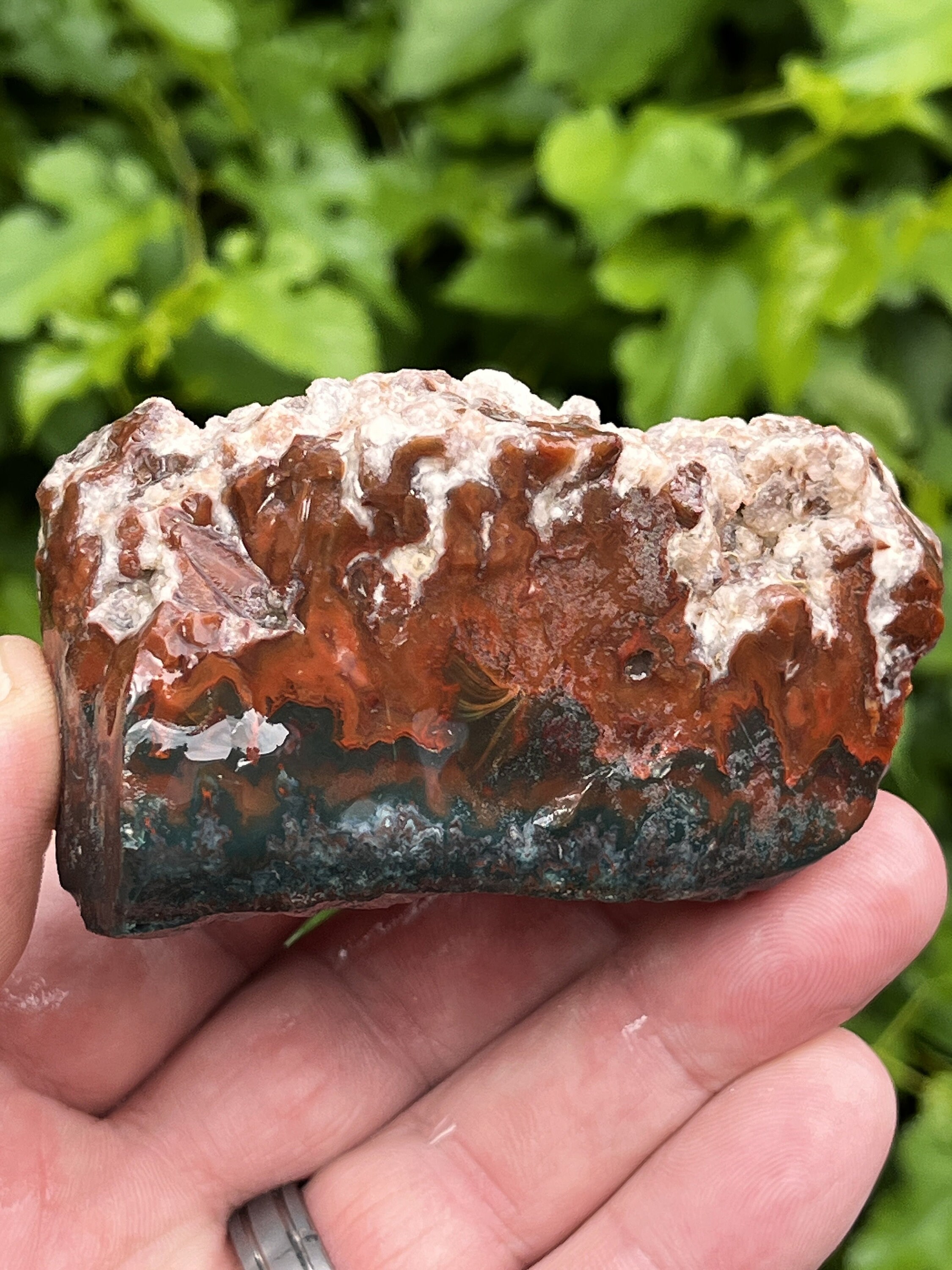 Large RARE Idaho Sunset Jasper Rough Specimen- Agate - Lemhi 