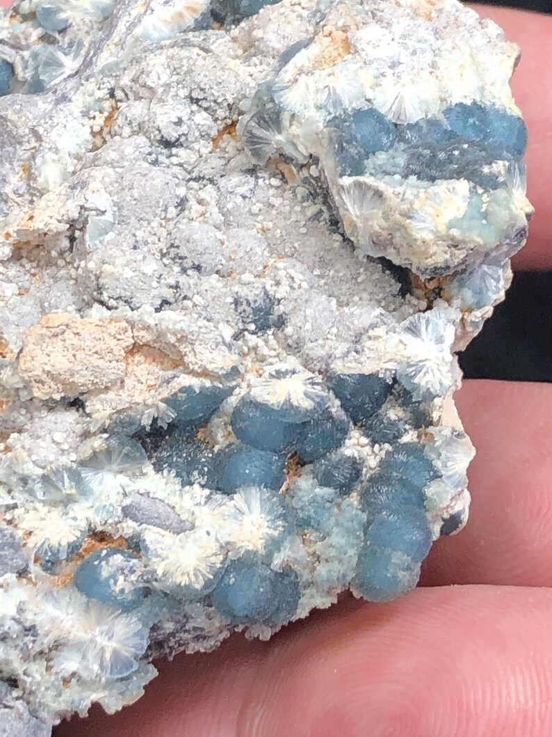 Video/_/_Incredible Luster/_/_/_Large VERY RARE BLUE Wavellite Specimen from Arkansas