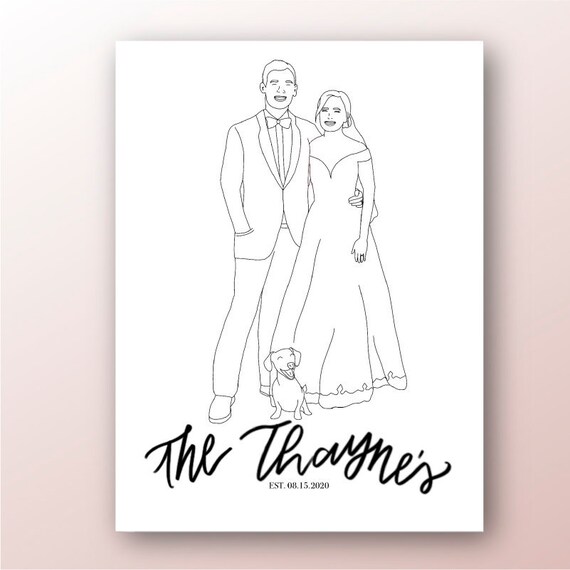 Custom Wedding Coloring Page Personalized - Il 570xN.2399943188 Nn58 