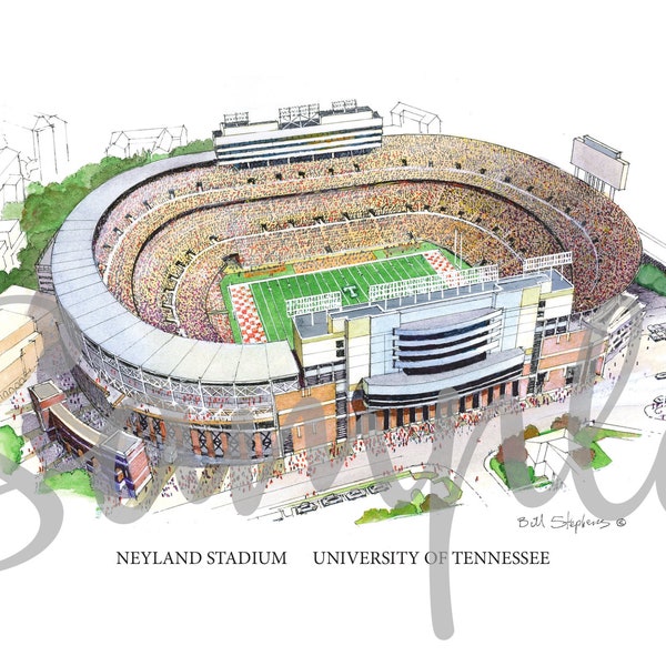 Neyland Stadium Svg - Etsy