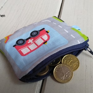 Mini Geldbeutel Geldbörse kleines Täschchen Schlüsseltasche Kartentasche Münztasche Mäppchen 11 Straße