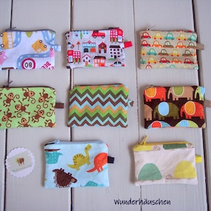 Mini Geldbeutel - Geldbörse - kleines Täschchen- Schlüsseltasche - Kartentasche -Münztasche - Mäppchen -  Inhalt Zuckertüte