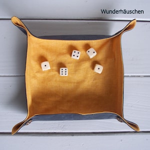 Arcknight Würfeltablett Aus Leder - Fantasy Design Für Tabletop-Spiele, 30,5x30,5 Cm Zusammenklappbar