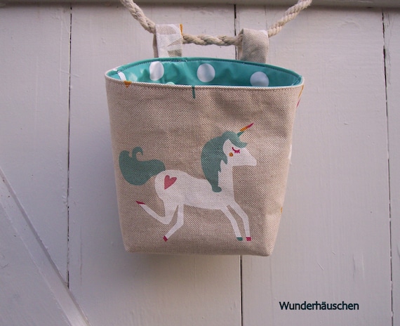 Lenkertasche fr Laufrad, Dreirad oder Fahrrad / Hngeutensilo /  Laufradtasche Dreiradtasche Fahrradtasche / Einhorn - Etsy.de