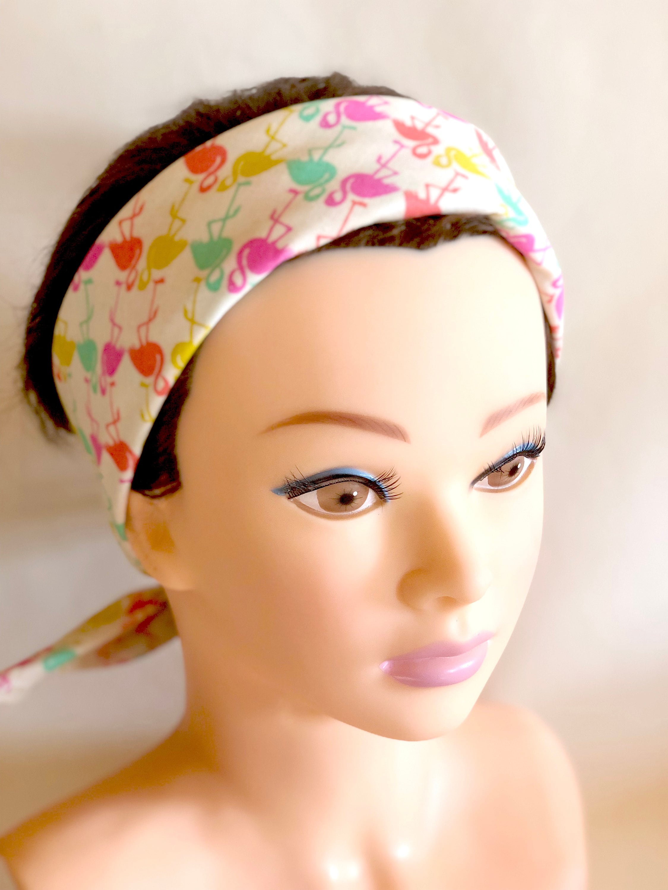 Flamingo Bandana, Chemo Headwear Women, Head Scarf for Cancer Patients