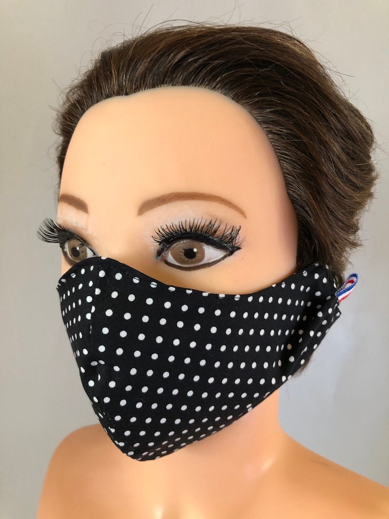 Washable, Reversible Cotton Face Mask / Chemo Mask / Flu Mask / Germ