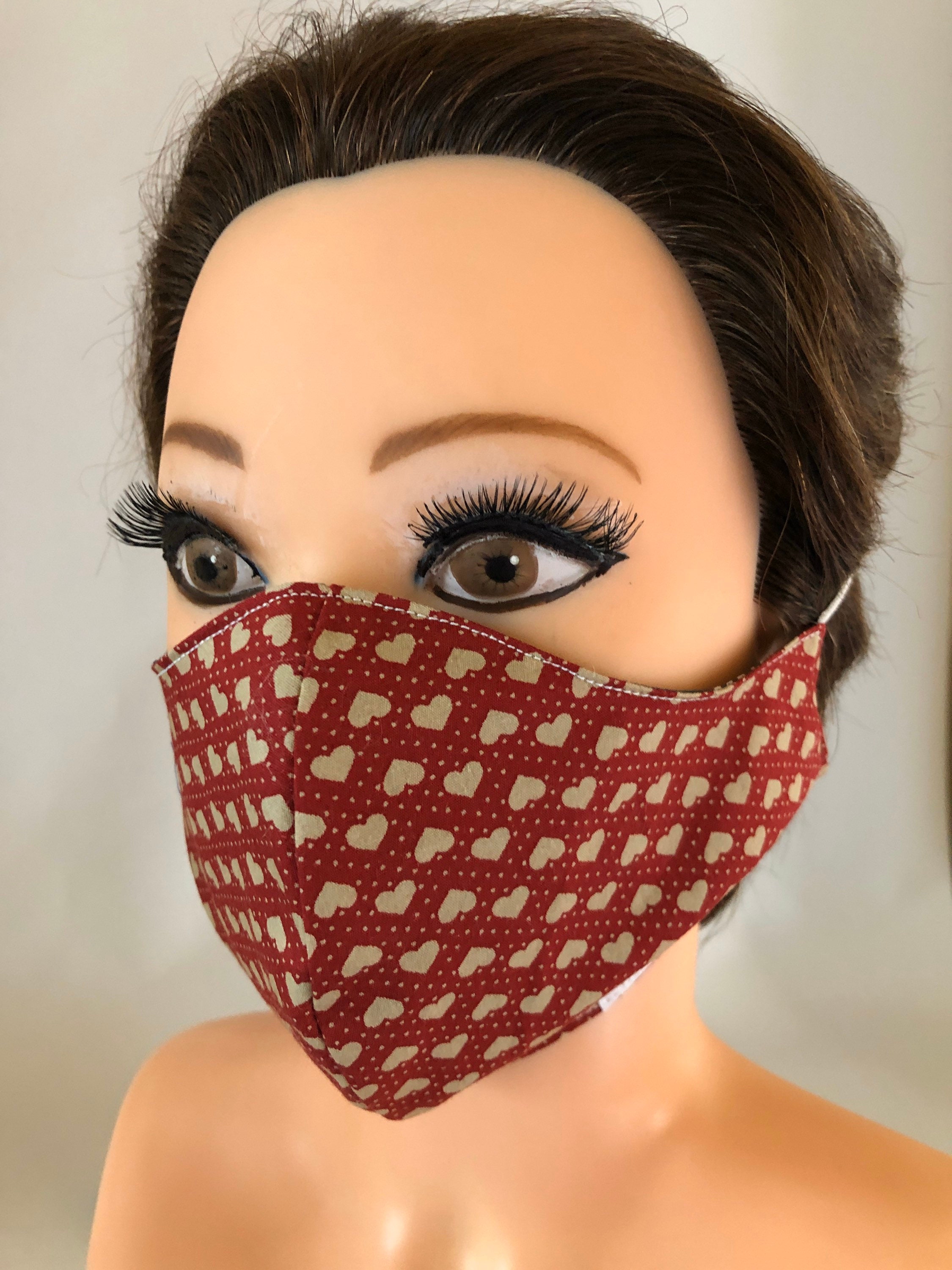 Washable, Reversible Cotton Face Mask / Chemo Mask / Flu Mask / Germ