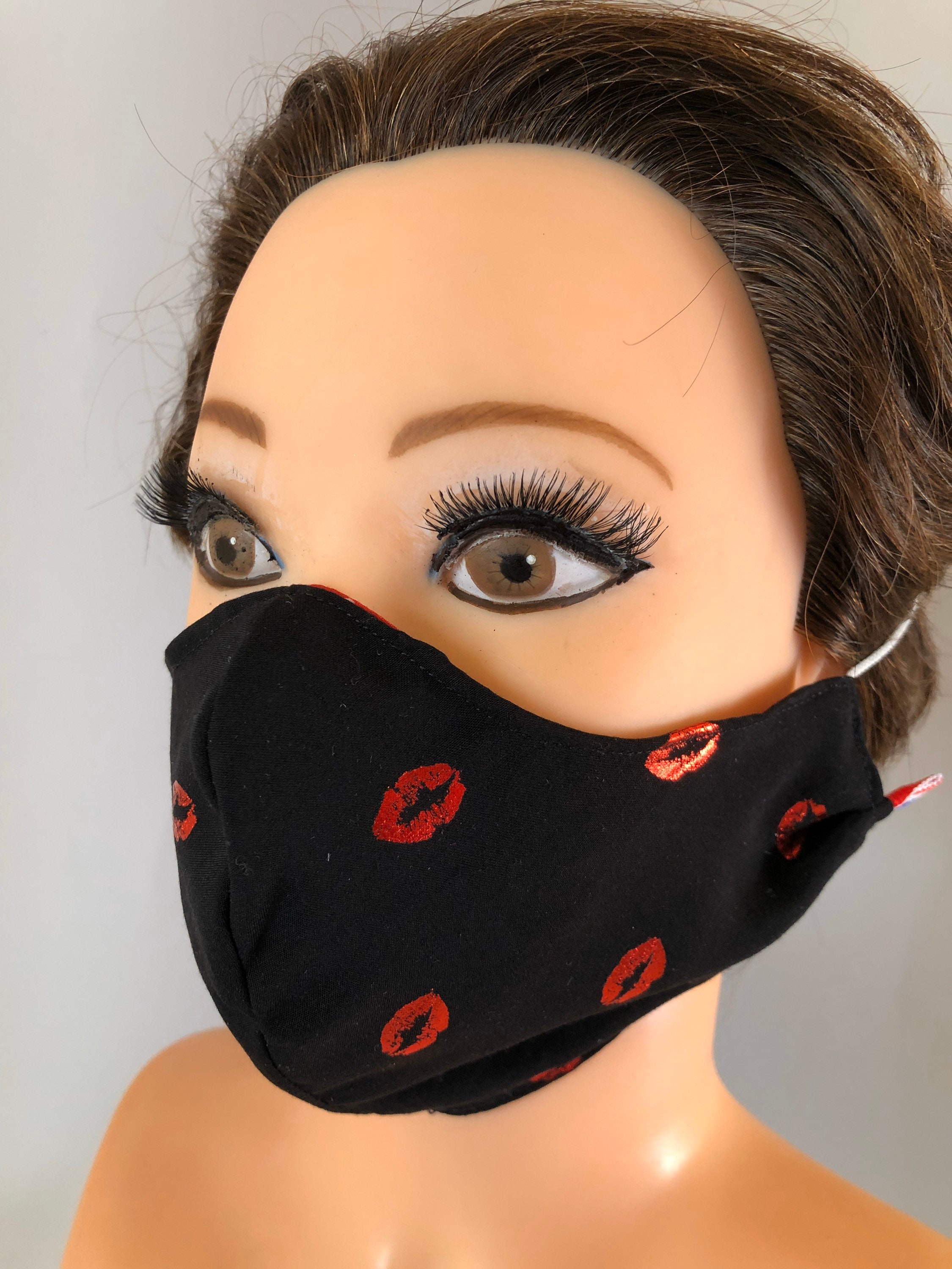 Washable, Reversible Cotton Face Mask / Chemo Mask / Flu Mask / Germ