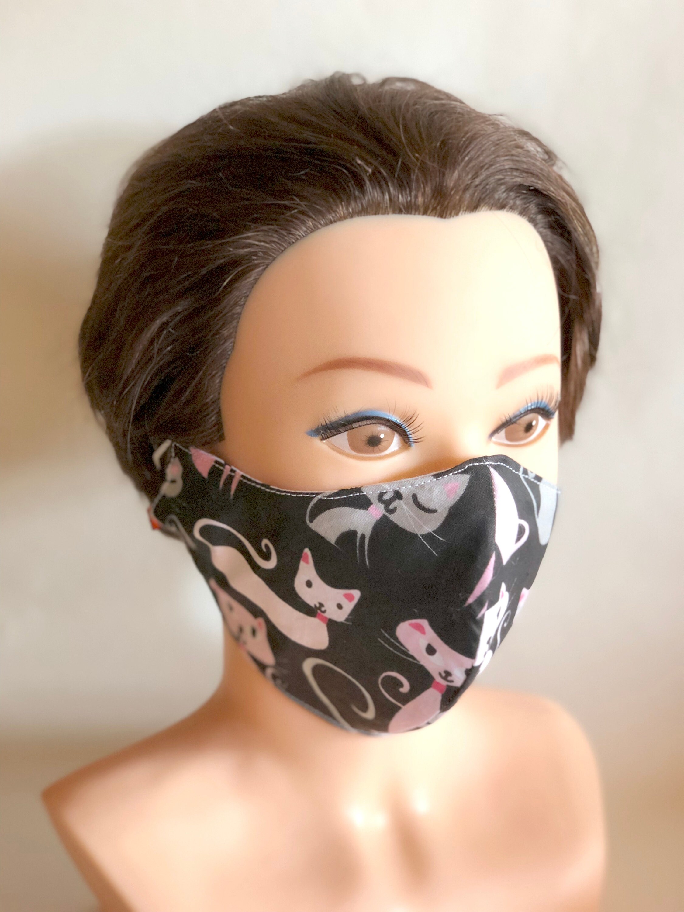 Washable, Reversible Cotton Face Mask / Chemo Mask / Flu Mask / Germ