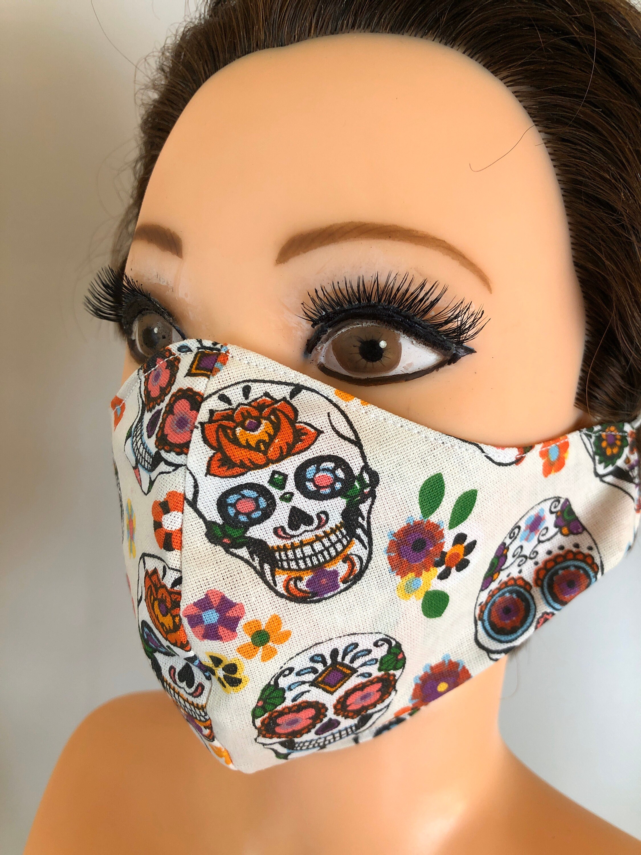 Washable, Reversible Cotton Face Mask / Chemo Mask / Flu Mask / Germ