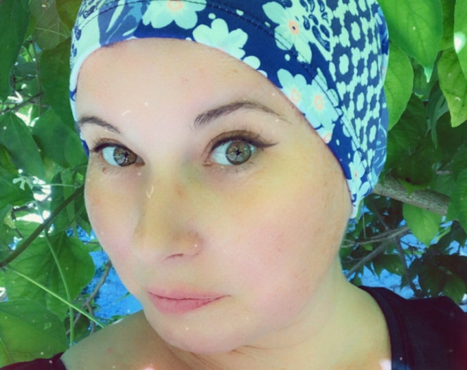 Slouchy Beanie Set, Jersey Knit Hat, Chemo Sleep Cap, Baggy Style