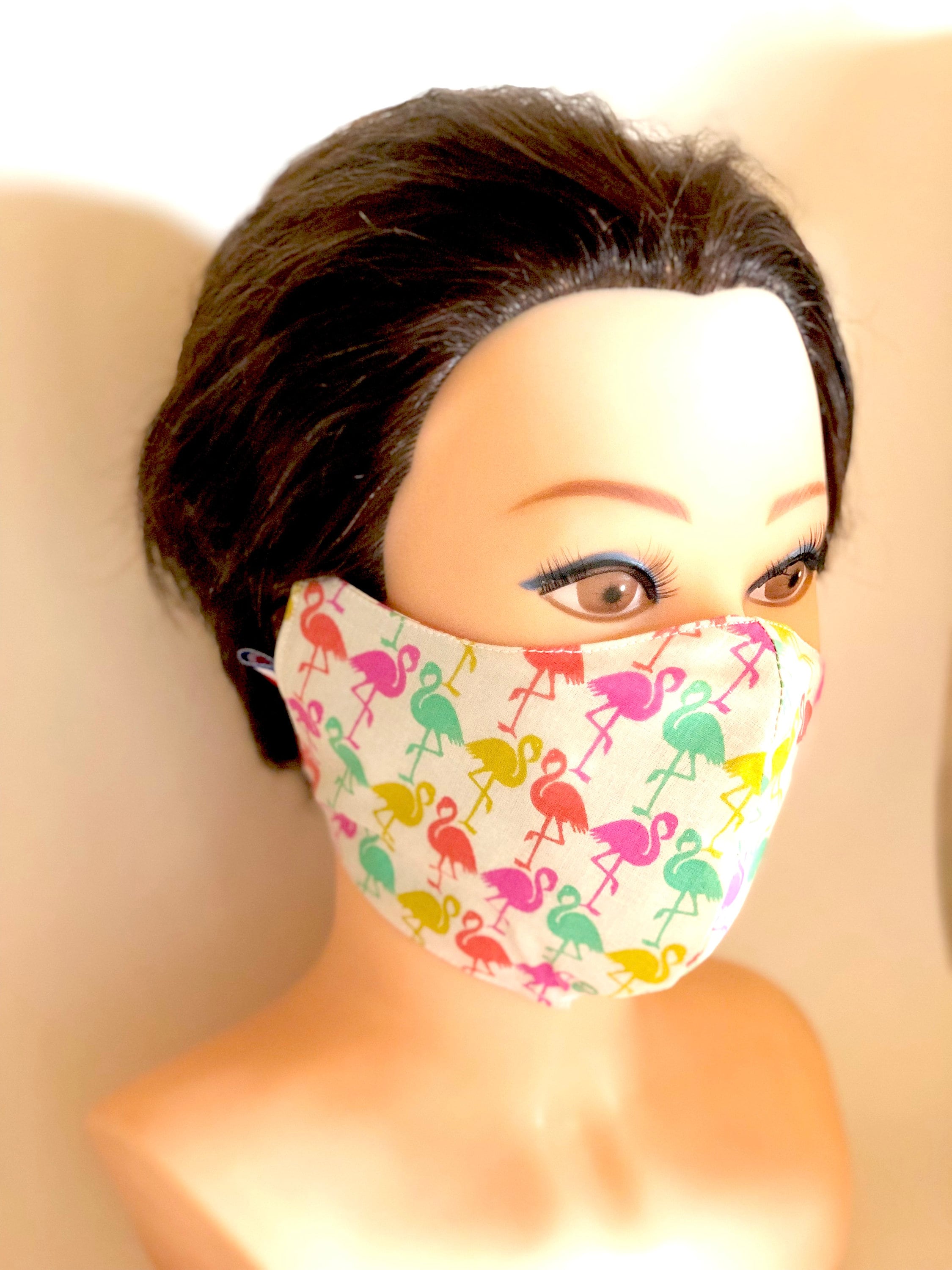 Washable, Reversible Cotton Face Mask / Chemo Mask / Flu Mask / Germ