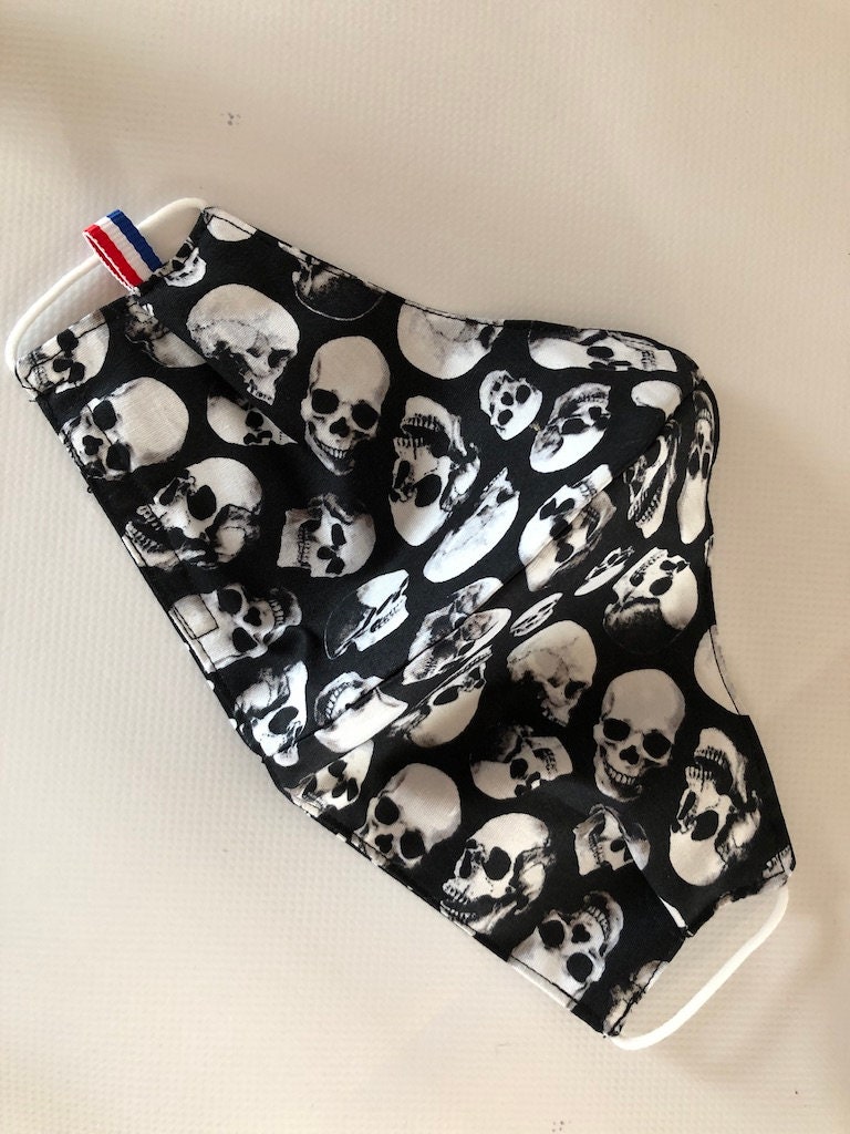 Washable, Reversible Cotton Face Mask / Chemo Mask / Flu Mask / Germ