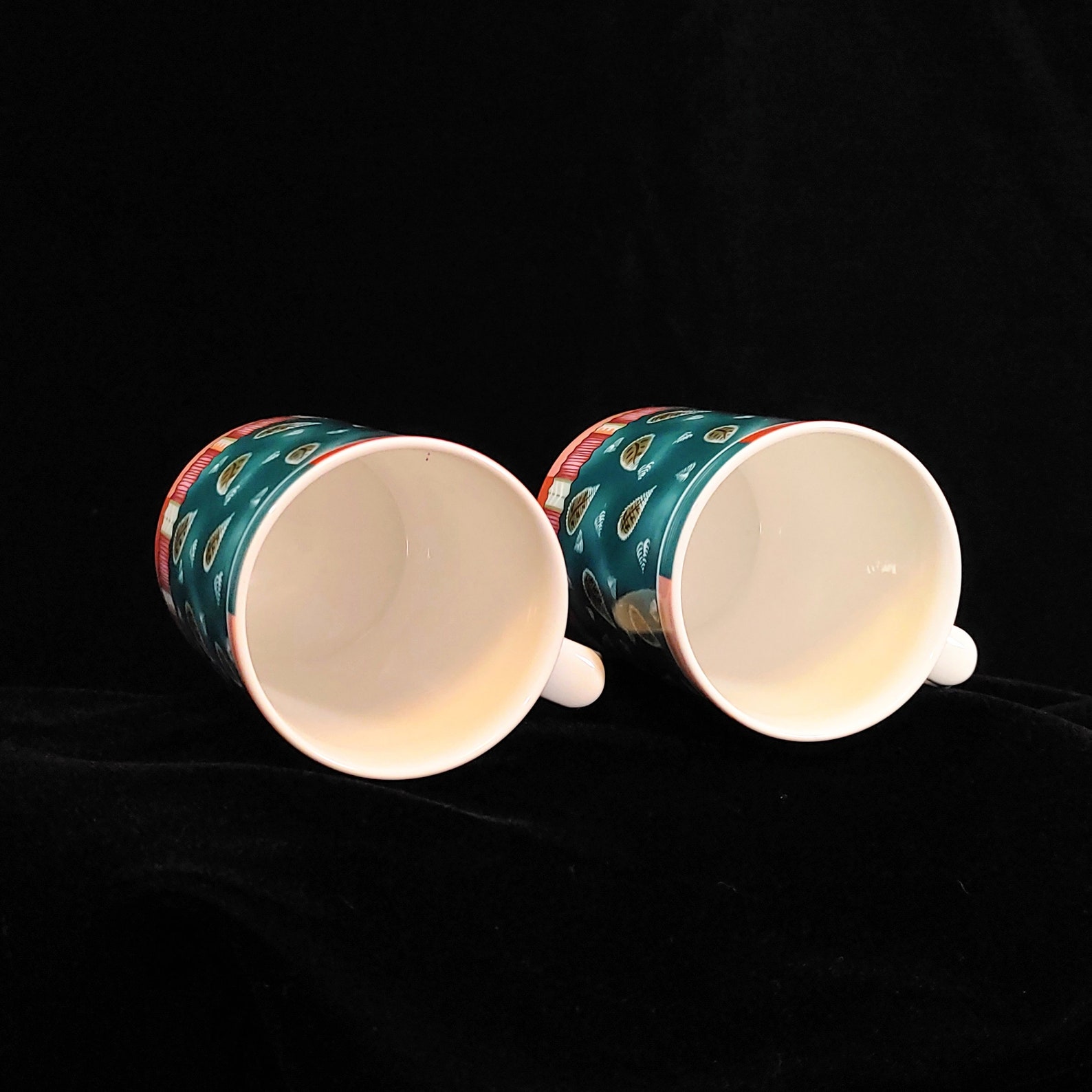 Hankook Fine Bone China Tea Cup Set Leaf Green Made in Korea Etsy