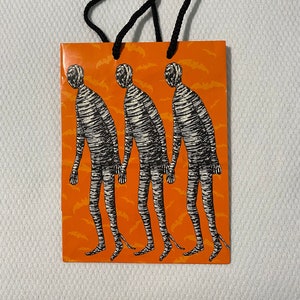 Edward Gorey Gift Bag - Mummy / Mani G Ra&#39;ps / 1998 / RARE and VHTF