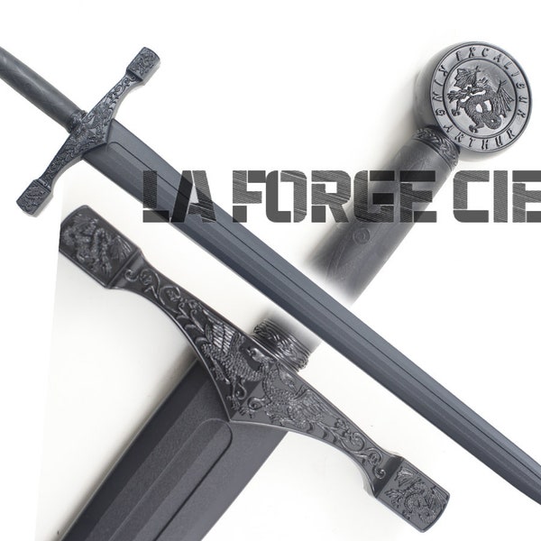 Epee Medievale Excalibur en Polypropylene Epee Entrainement Combat Training Sword Excalibur