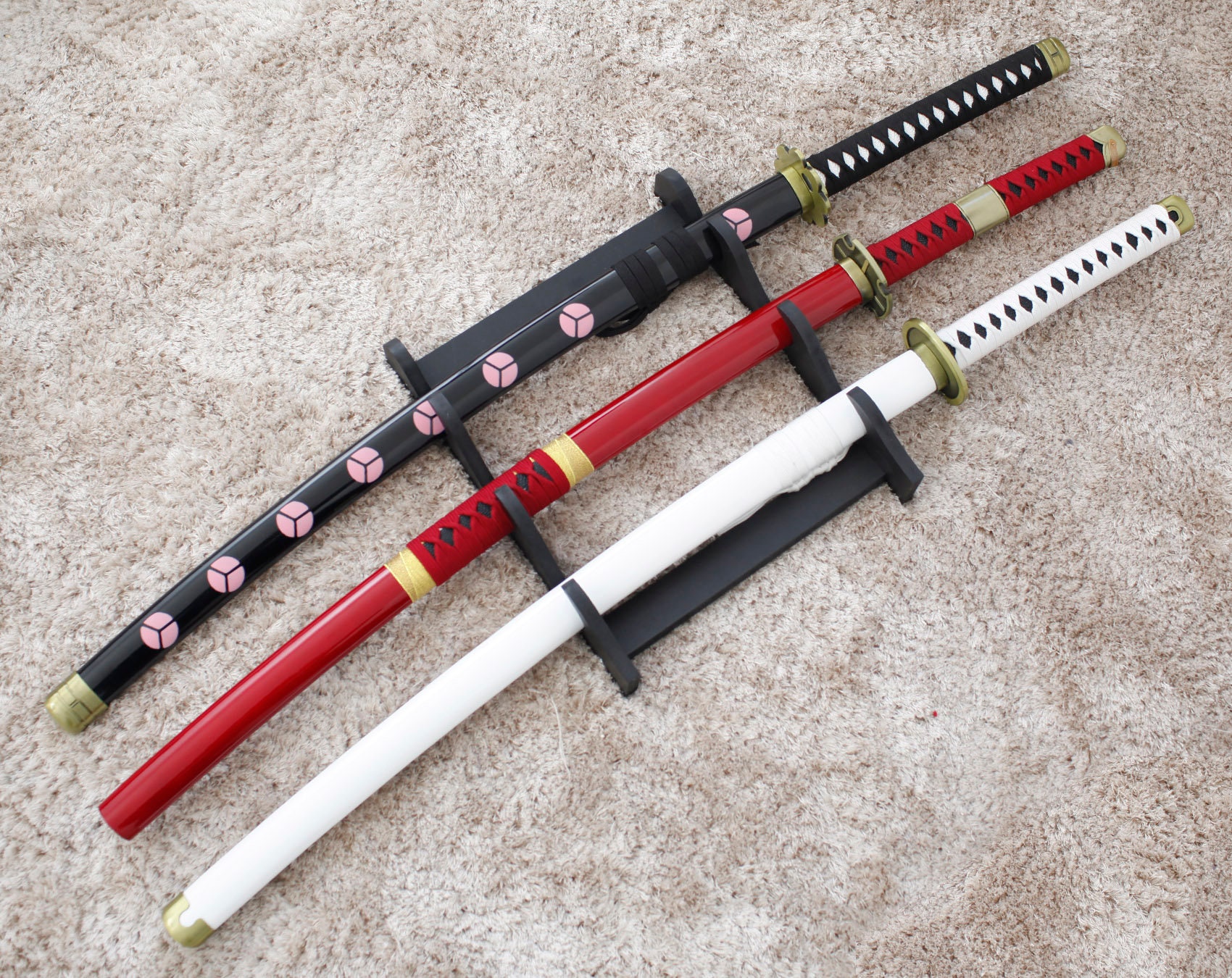 Zoro's Sandai Kitetsu Replica Sword | Carbon Steel Darkened Blade