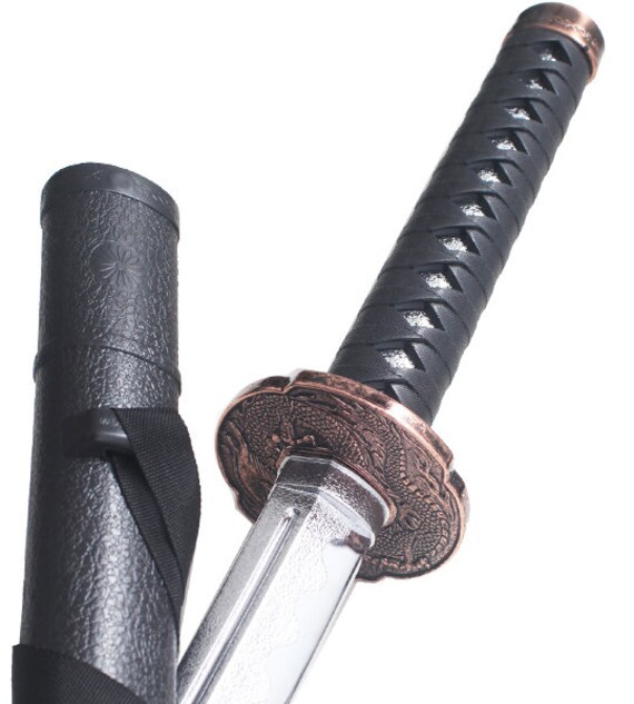 thumbnail interactive-video image 1 of 2 Pcs 41 Inch Polypropylene Katana Sword Set With Display Stands For Training & Cosplay 1 of 4