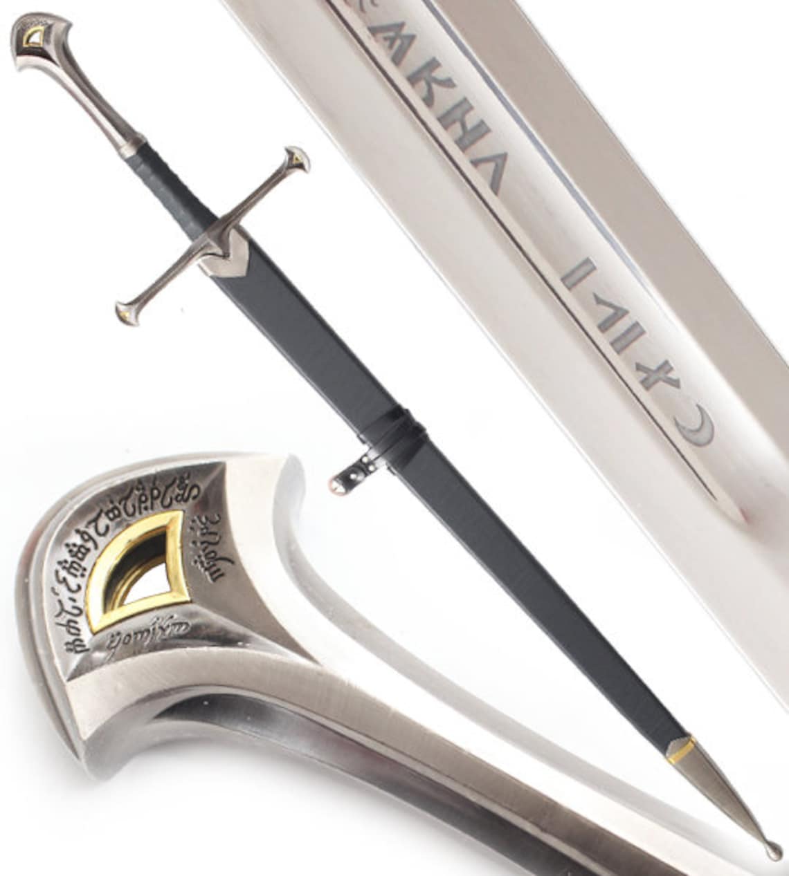 Anduril Epee Sword Decoration Medieval Sheath Etsy Denmark