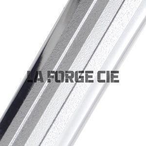 Epee Medievale Chevalier en Polypropylene Argent Epee 1 Main Entrainement Training Sword Medieval image 4