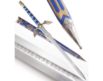 Zelda Epee de Link + Fourreau 124cm Sabre Master Sword Excalibur Zelda Sword
