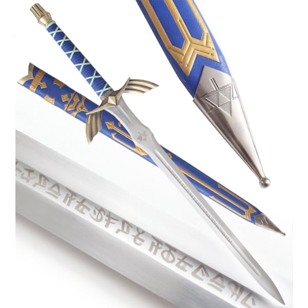 Zelda Sword of Link + Scabbard 124cm Saber Master Sword Excalibur Zelda Sword