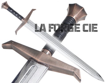 Epee Excalibur en Polypropylene Argent Epee Arthur 1 Main Entrainement Training Sword Excalibur