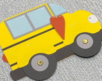 Bus Card: Back to School, Thank You, Birthday