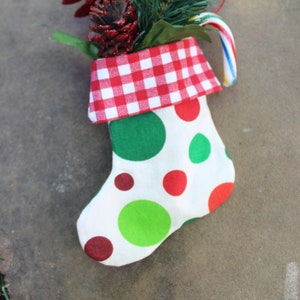 Mini meia, porta-cartão de presente, mini bolsa, meia para presente, meia fofa, meia de tecido, meia de férias, meia artesanal, enfeite