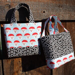 Piccola borsa natalizia, borsa regalo, porta carte regalo, pochette porta gioielli, borsa compatta, borsa regalo per le feste, borsa di stoffa, piccola borsa, accessorio per bambola