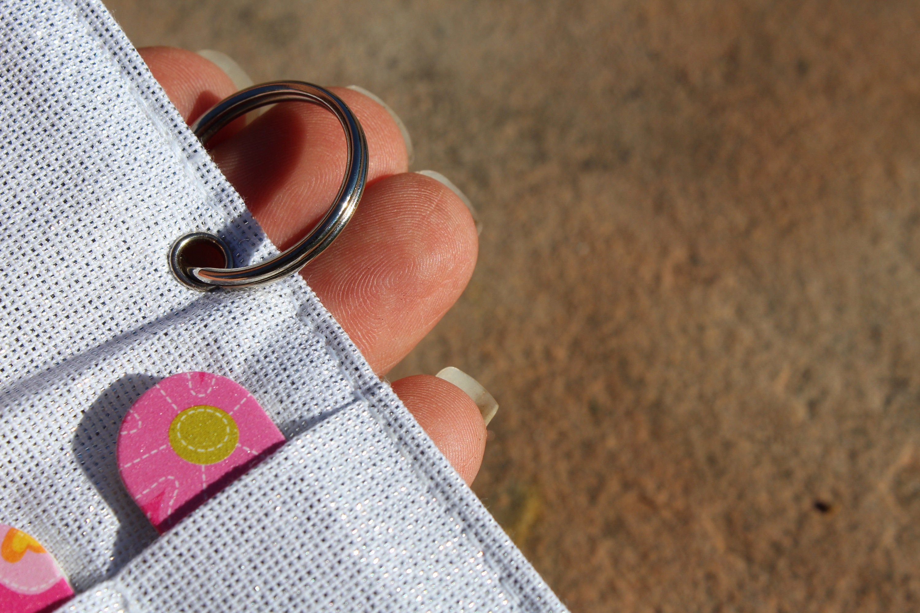 Nail File Holder Keychain Nail File Fabric Nail File Holder Etsy