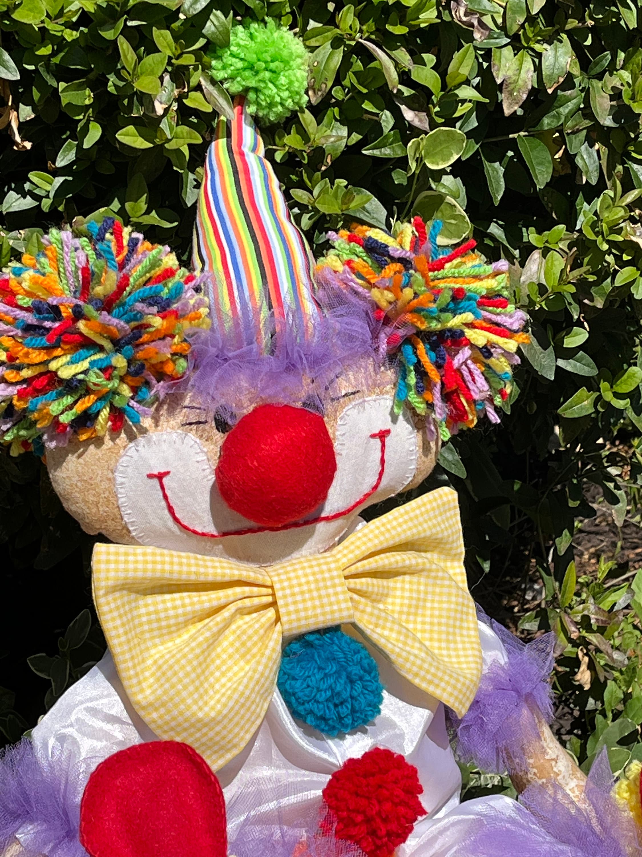 Clown Rag Rope Handmade Clown Rag Doll: 24