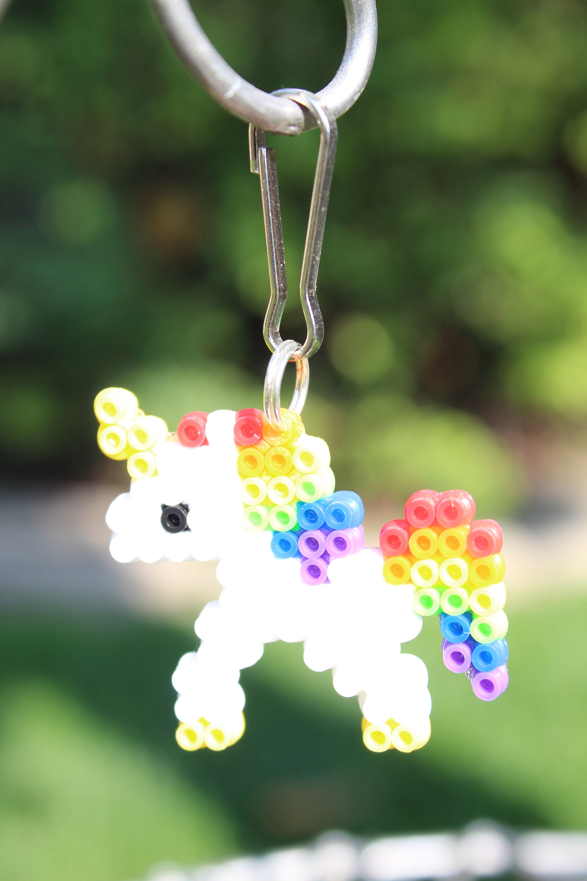 Unicorn Keychain Shape Keychains Decor Hot Pink Accessories for