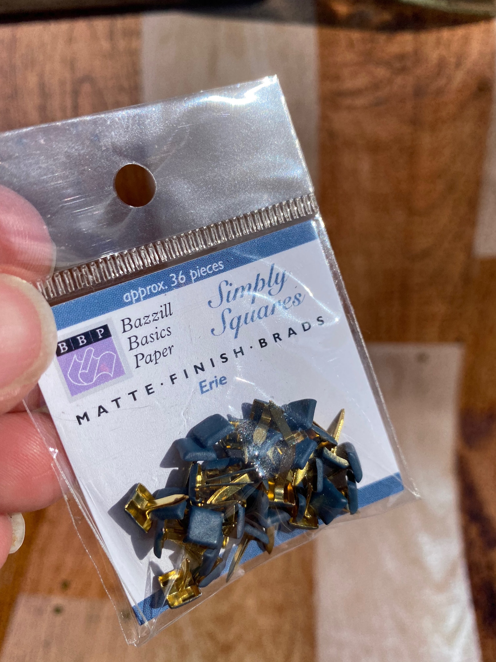 7 Packs of Scrapbooking Brads Square Brads Embellishments Etsy