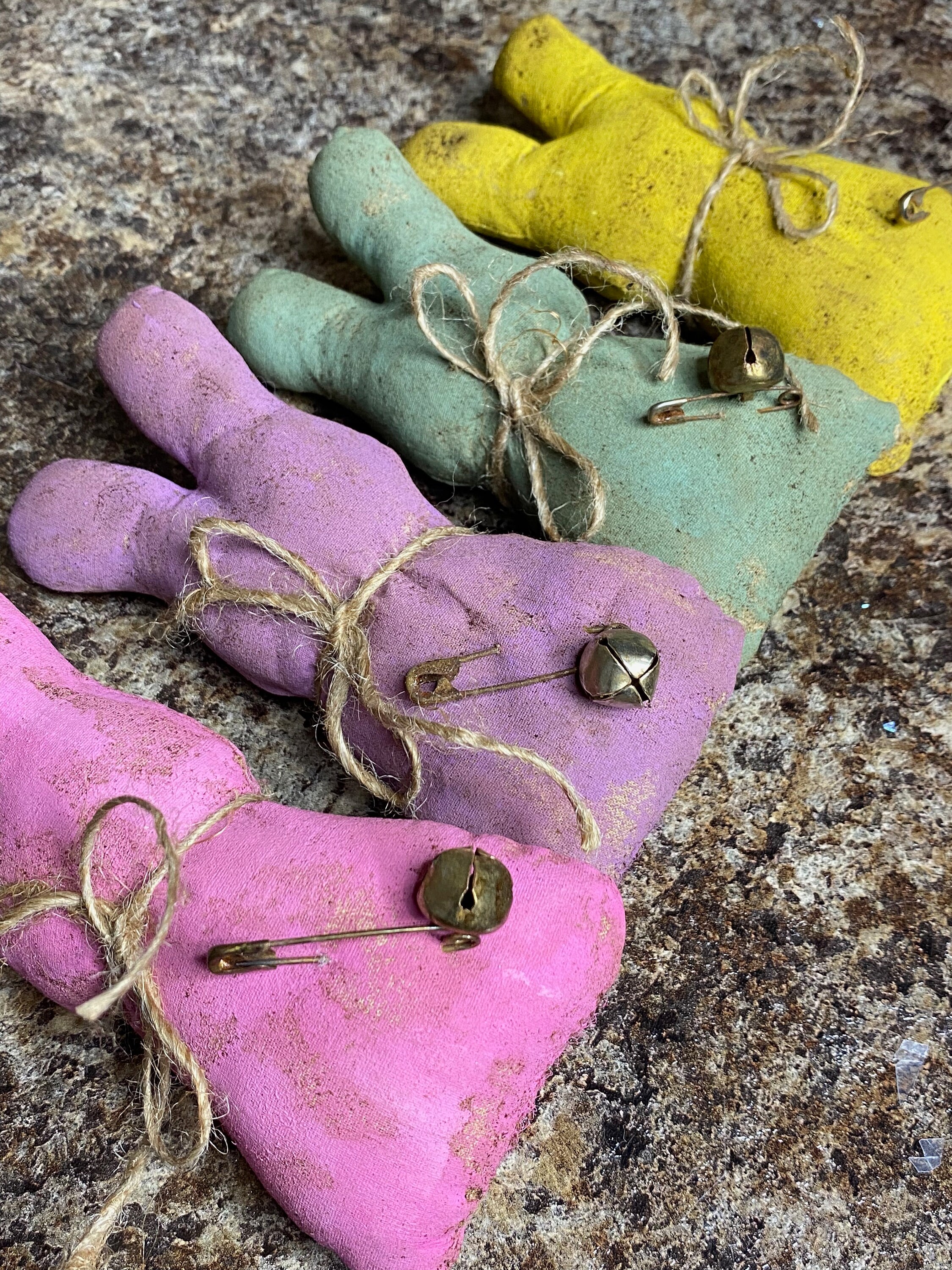 Primitive Bunny Easter Bowl Filler Primitive Bowl Filler Etsy