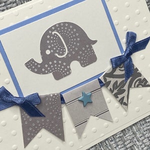 Tarjeta de elefante, tarjeta para bebé, tarjeta para recién nacido, tarjeta de felicitación, tarjeta para niño, tarjeta para niña, tarjeta de felicitación, tarjeta de cumpleaños, tarjeta para baby shower