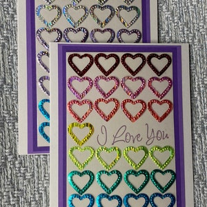 I Love You Card, Love Card, Birthday Card, Valentine&#39;s Day Card, Greeting Card, Mother&#39;s Day Card, Father&#39;s Day Card