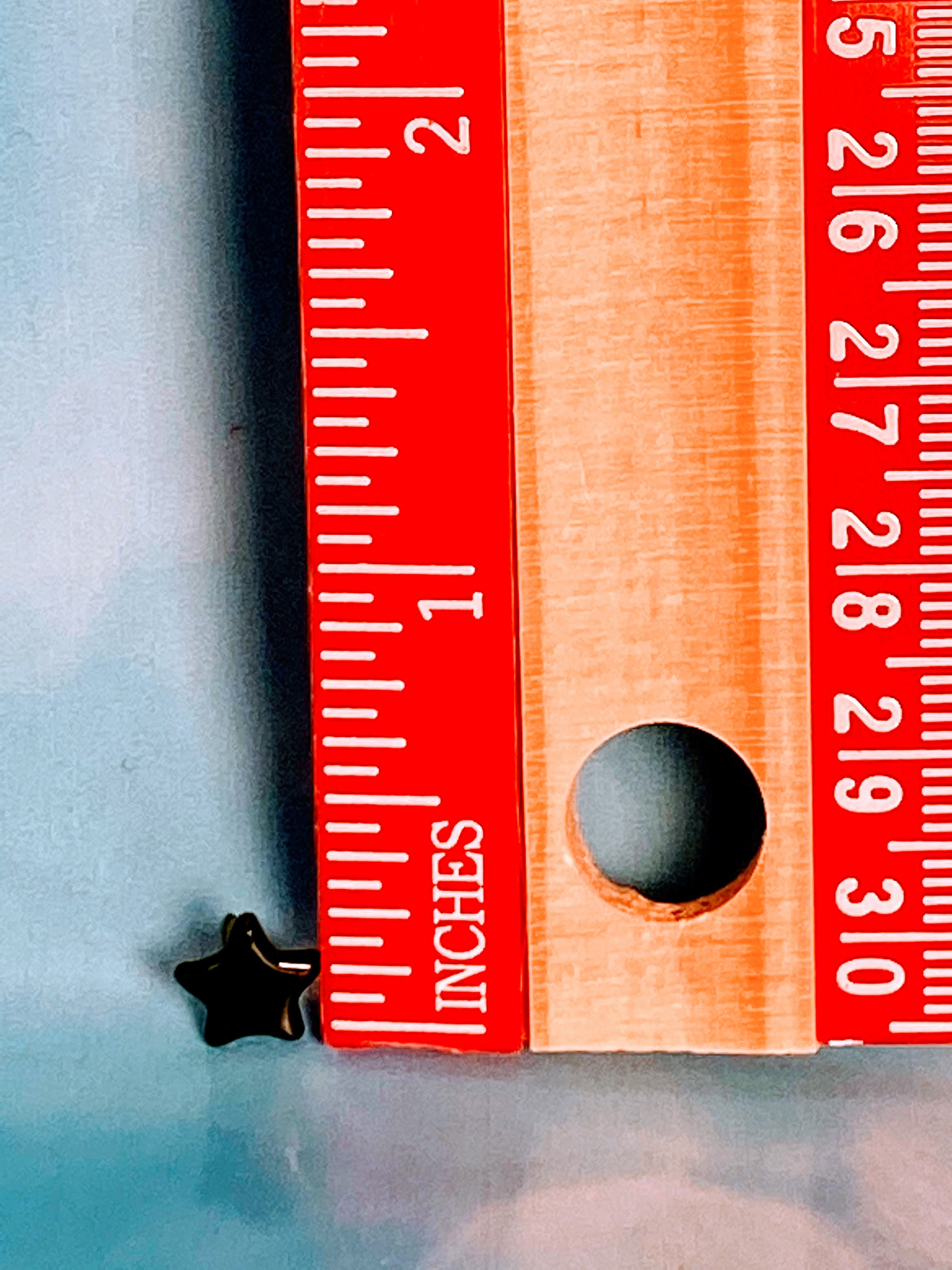 Monochromatic Raisin Brads Star Shape Brads Bazzill Etsy