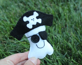 Mini fantasma de fieltro hecho a mano con disfraces de Halloween