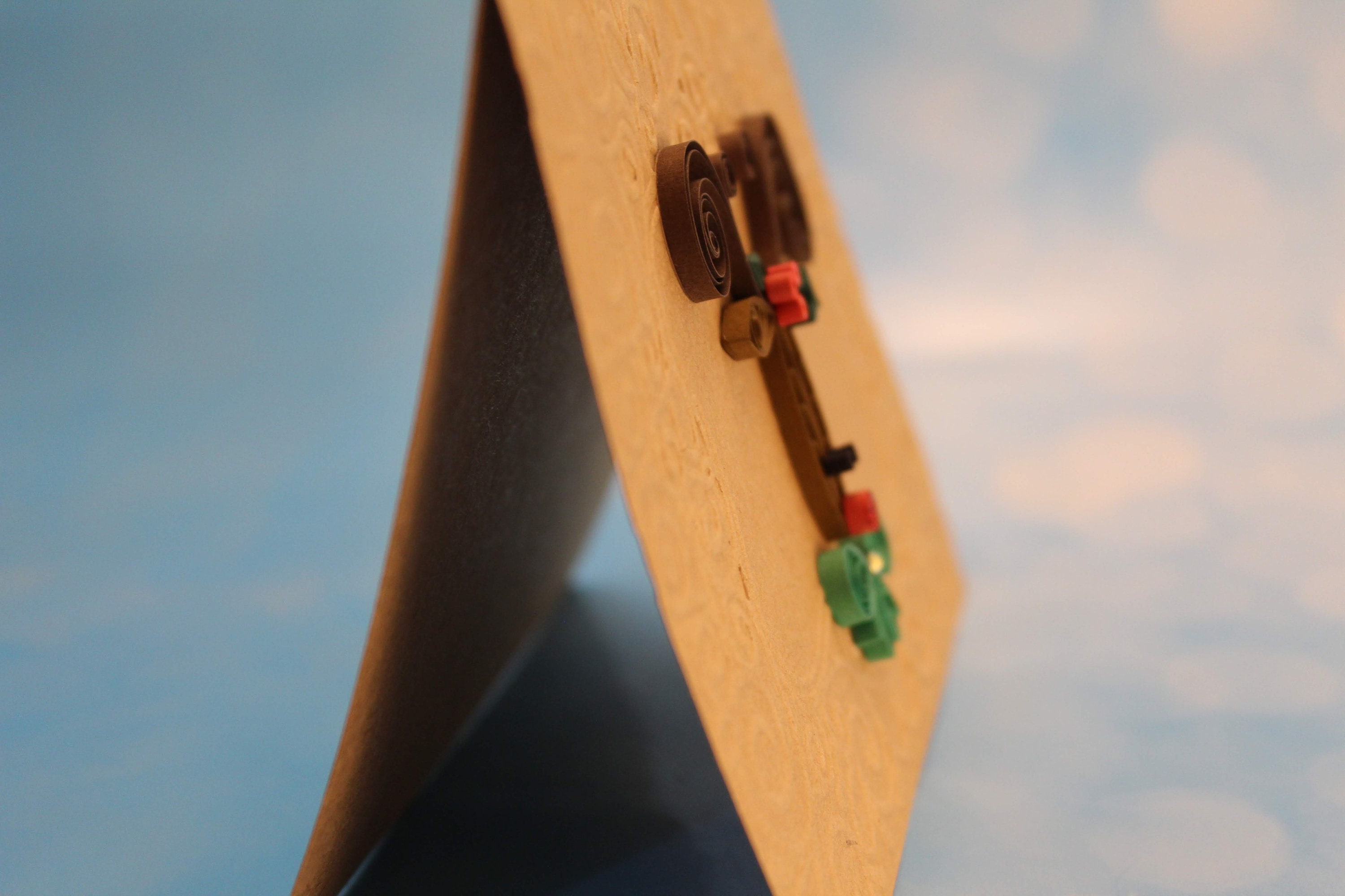 Quilled Reindeer Card Christmas Card Holiday Card Quilled Etsy