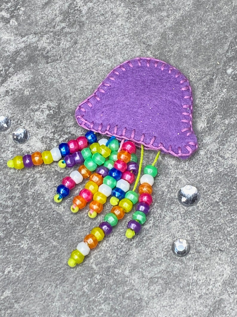 Sea Animal Finger Puppets Octopus Puppet Jellyfish Puppet Etsy UK