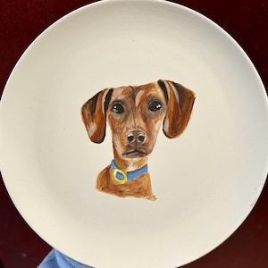 Dog Portrait Plate