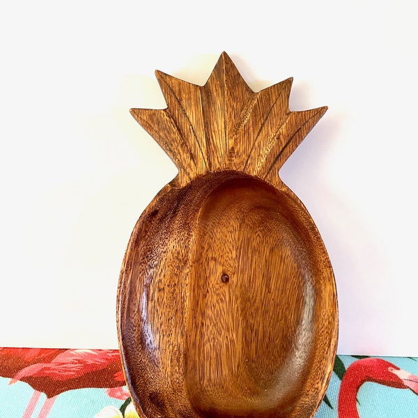 Hawaiian Monkeypod Pineapple Bowl Etsy