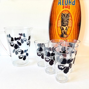 Acrylic Pitcher and Glasses Set - Etsy