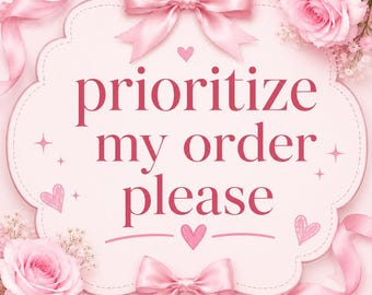 Add on to order *please read”