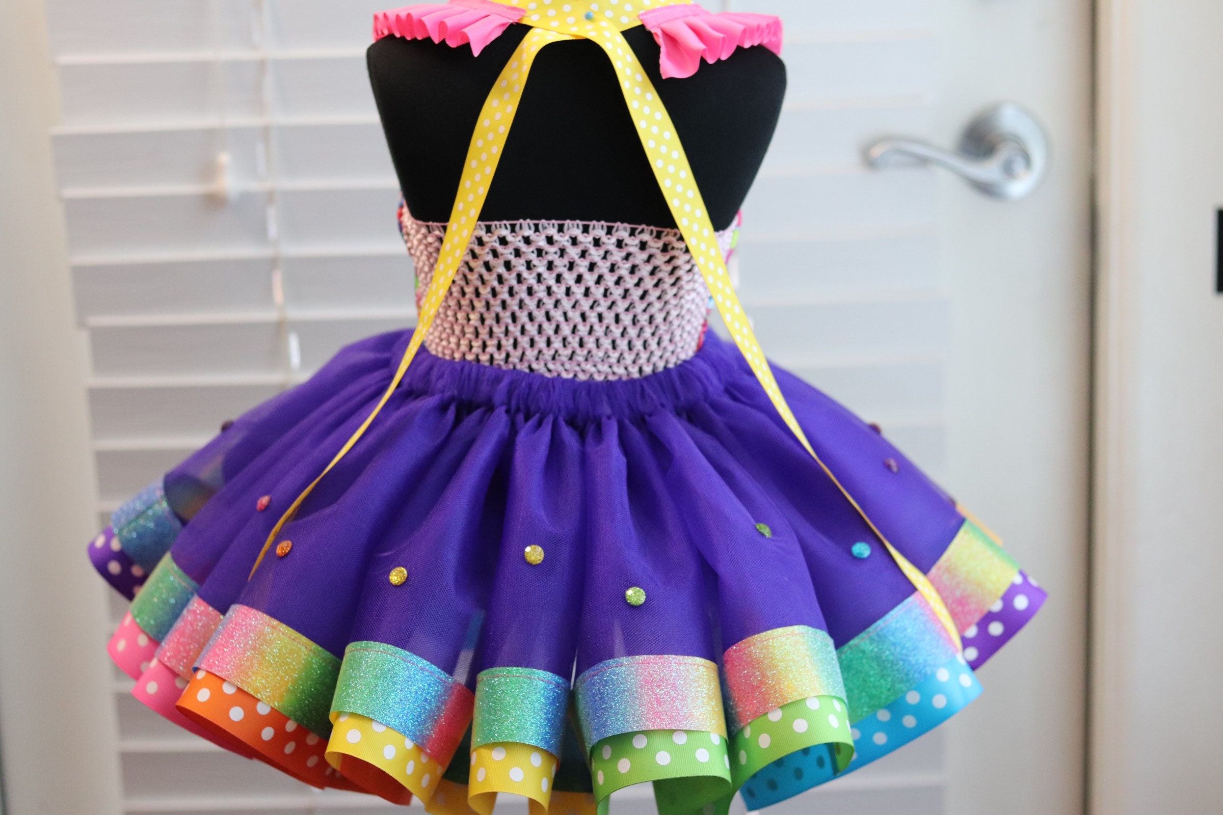 The Candy World 2 piece Tutu Dress
