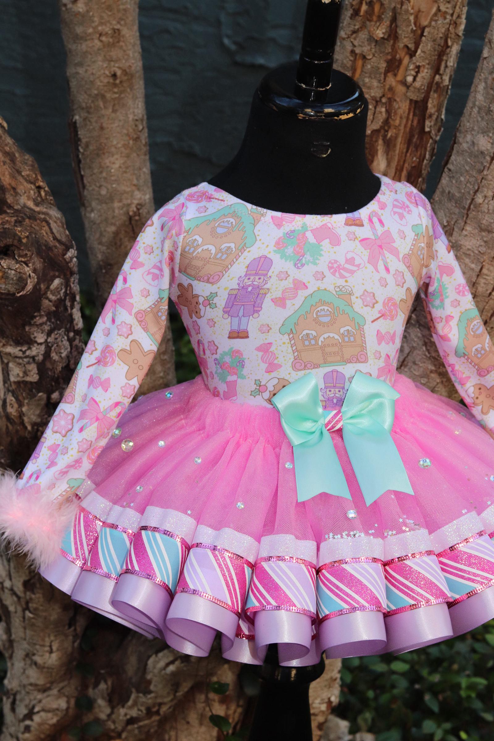 Christmas Candy land Tutu Dress